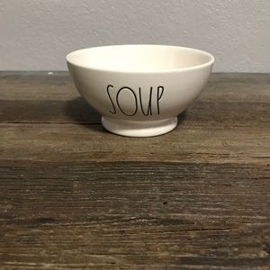 Rae Dunn Soup Bowl Large Letters